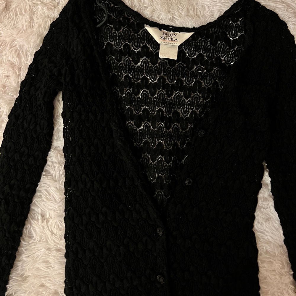 Betty and Sheila vintage black long dress.